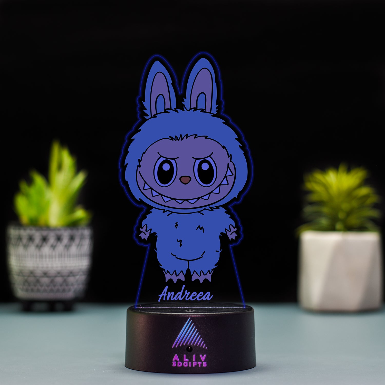 Lampă Led - Labubu Albastru