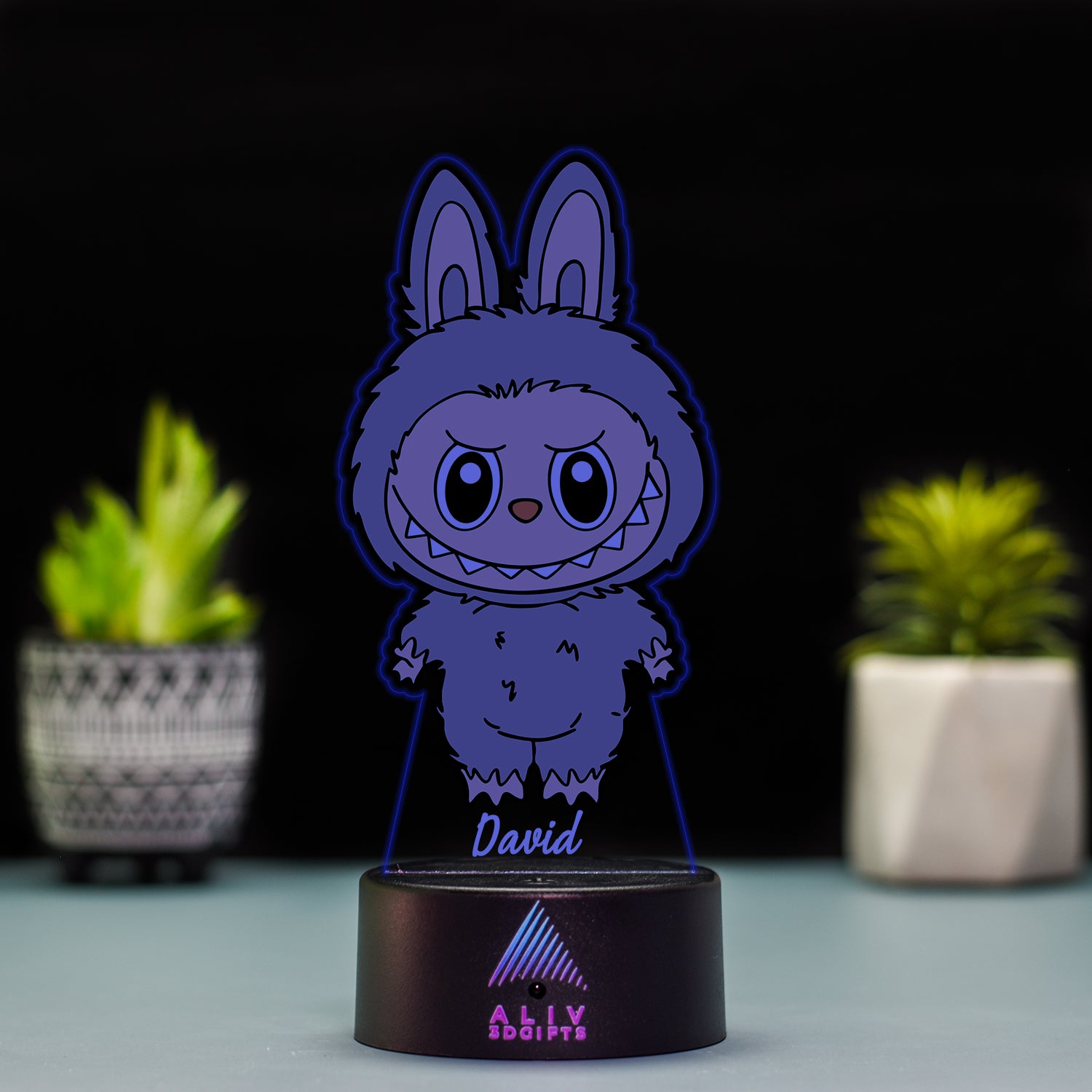 Lampă Led - Labubu Gri