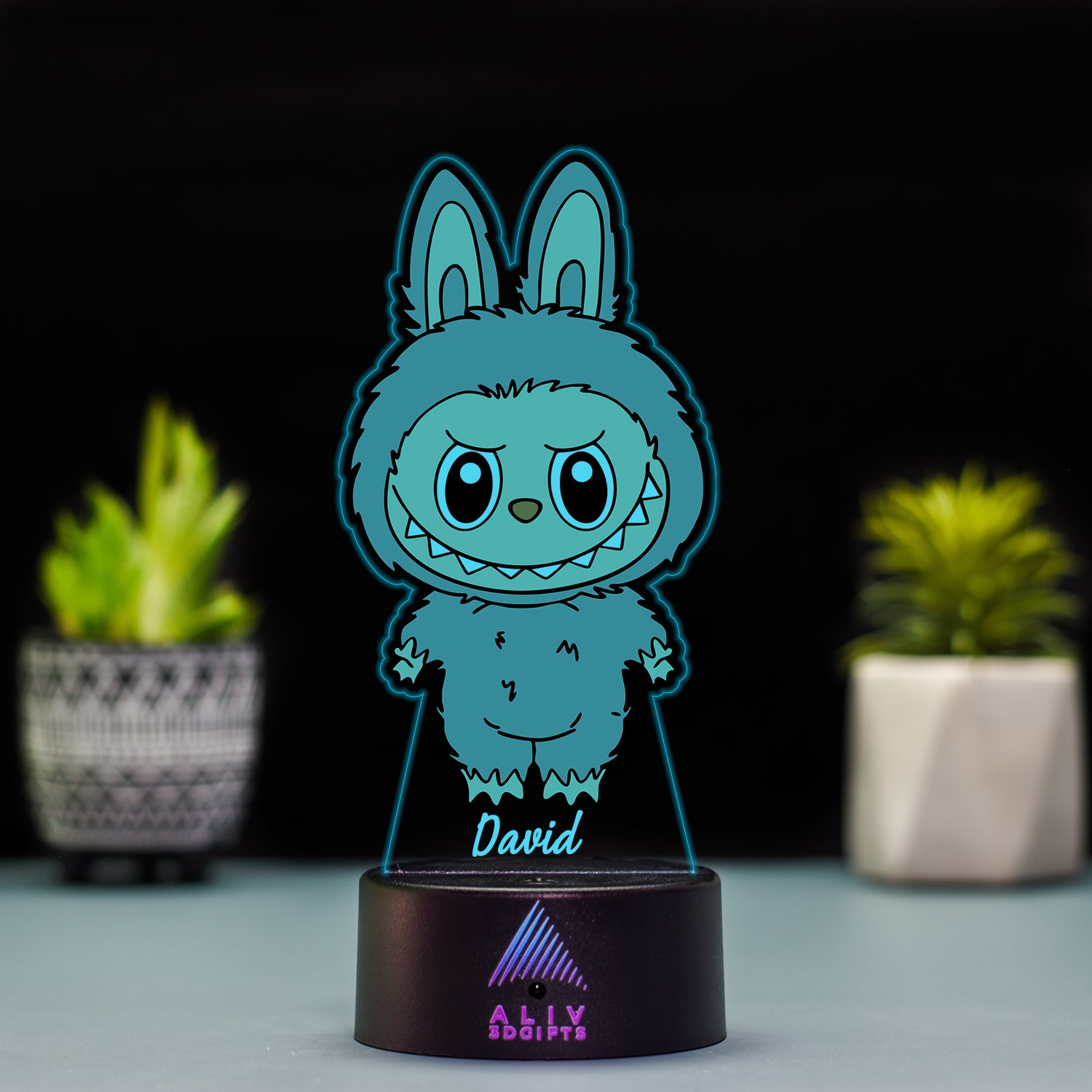 Lampă Led - Labubu Gri