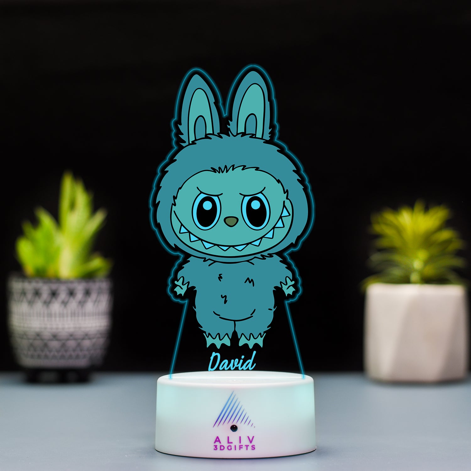 Lampă Led - Labubu Gri