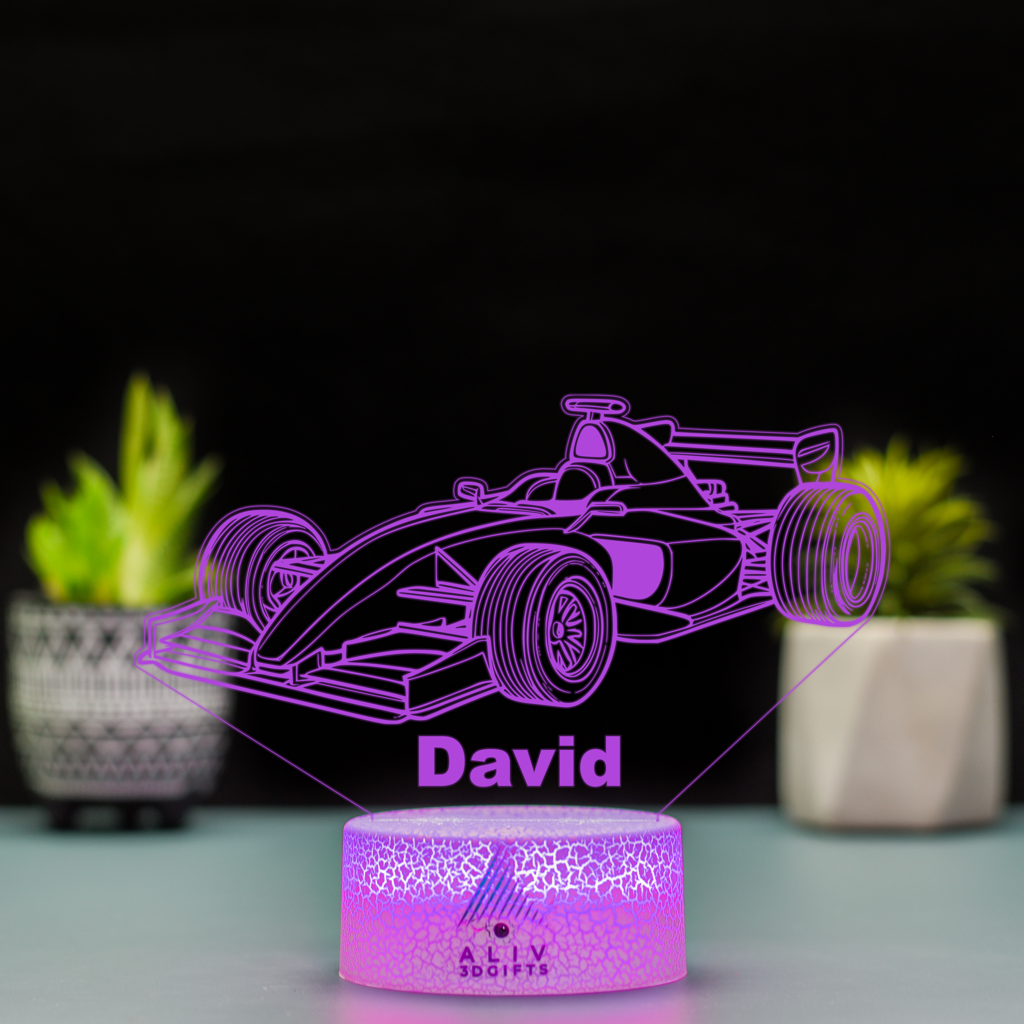 Lampă Led 3D - Formula 1