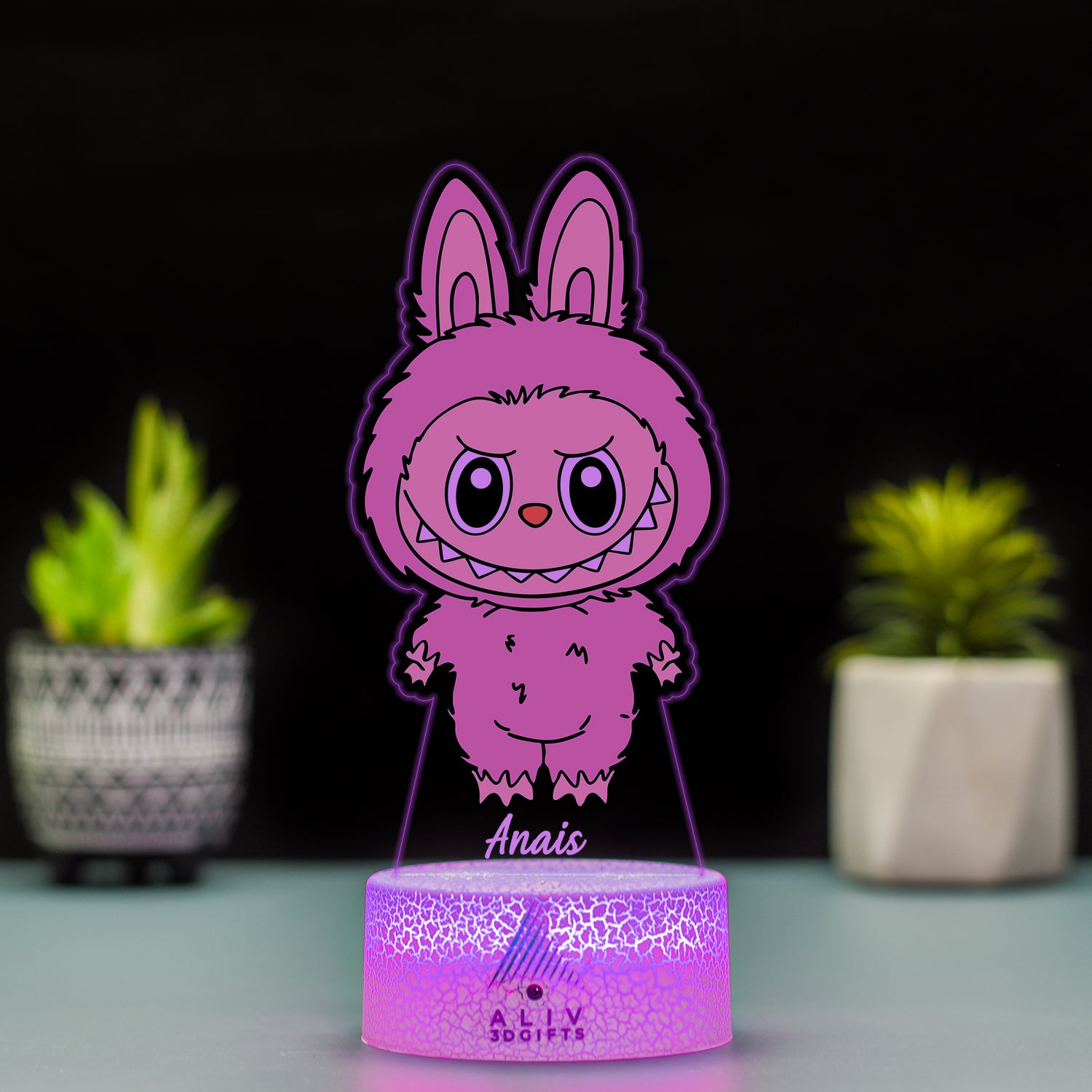 Lampă Led - Labubu Roz