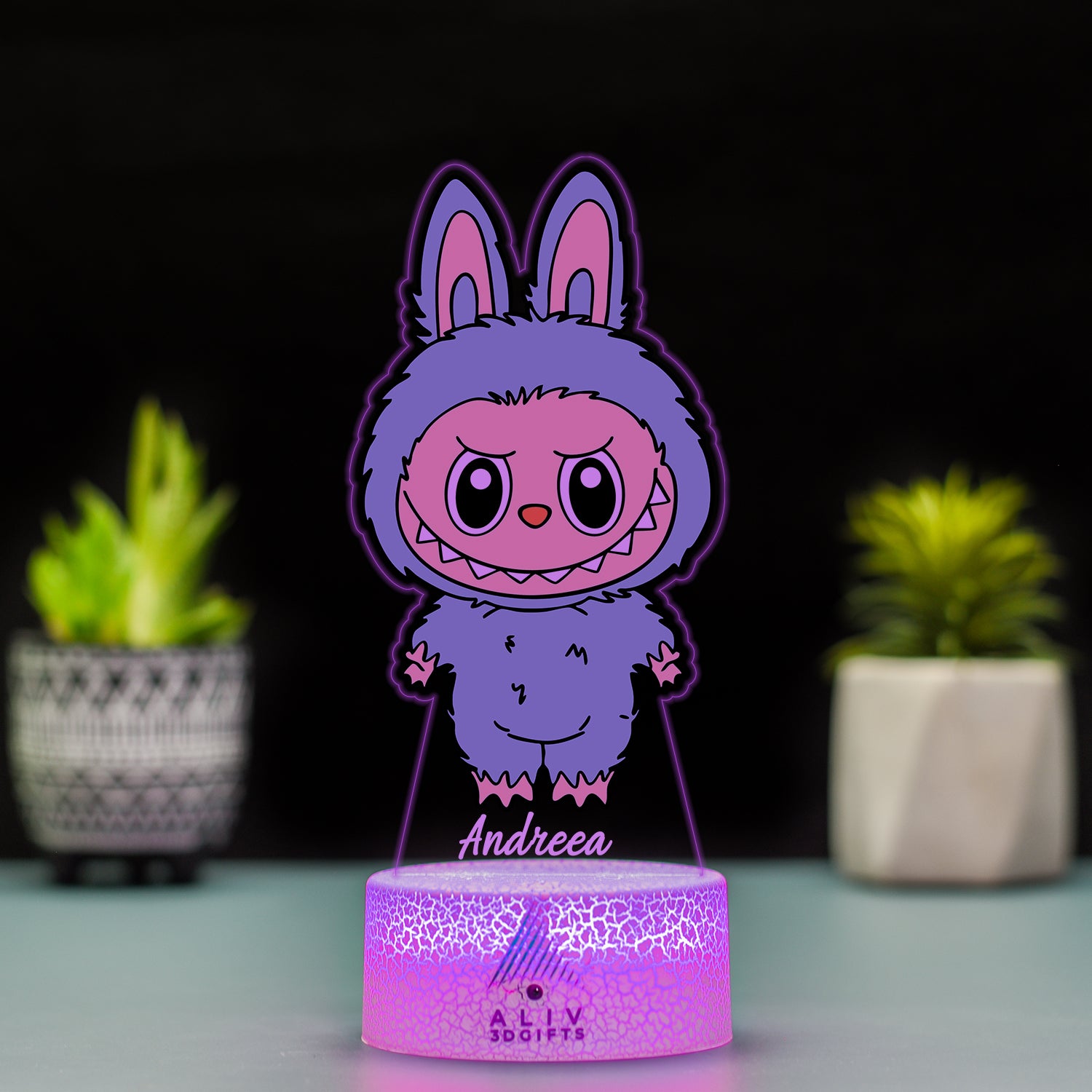 Lampă Led - Labubu Albastru