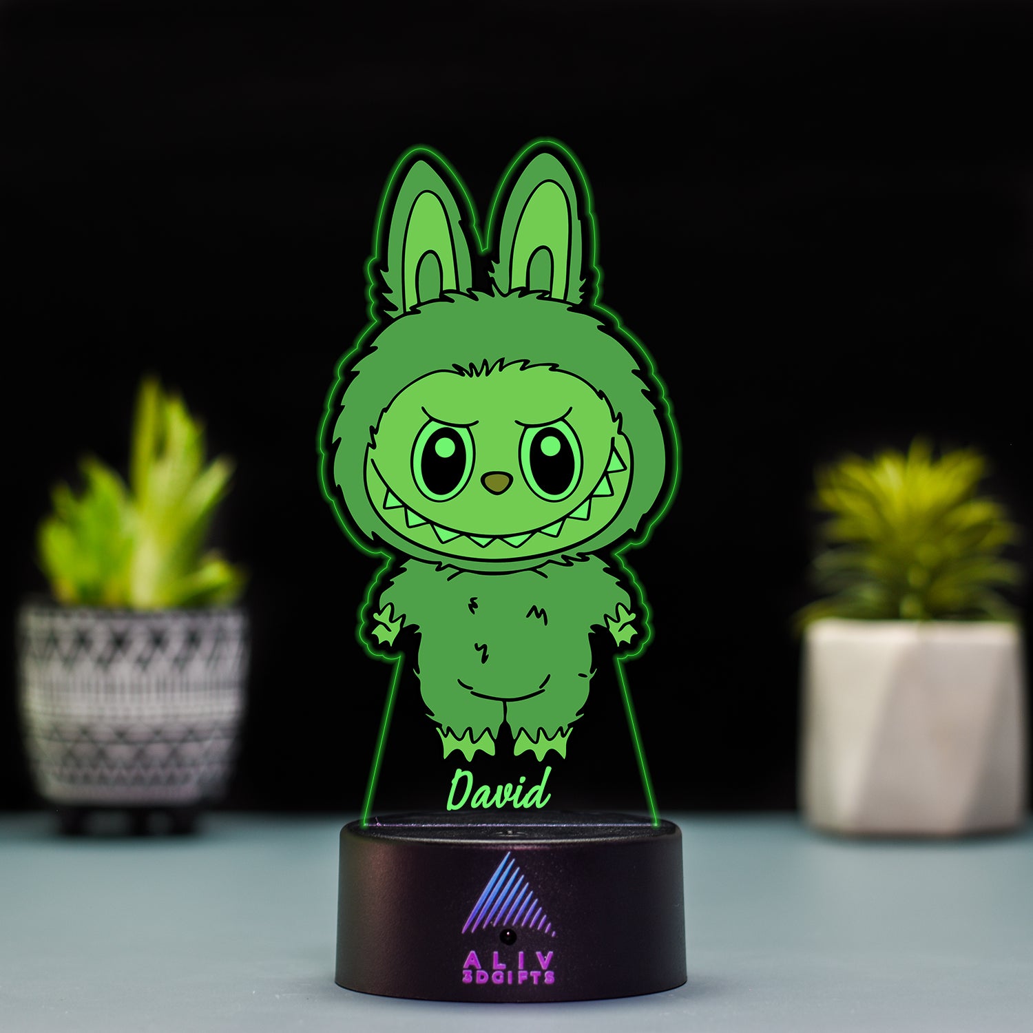 Lampă Led - Labubu Gri