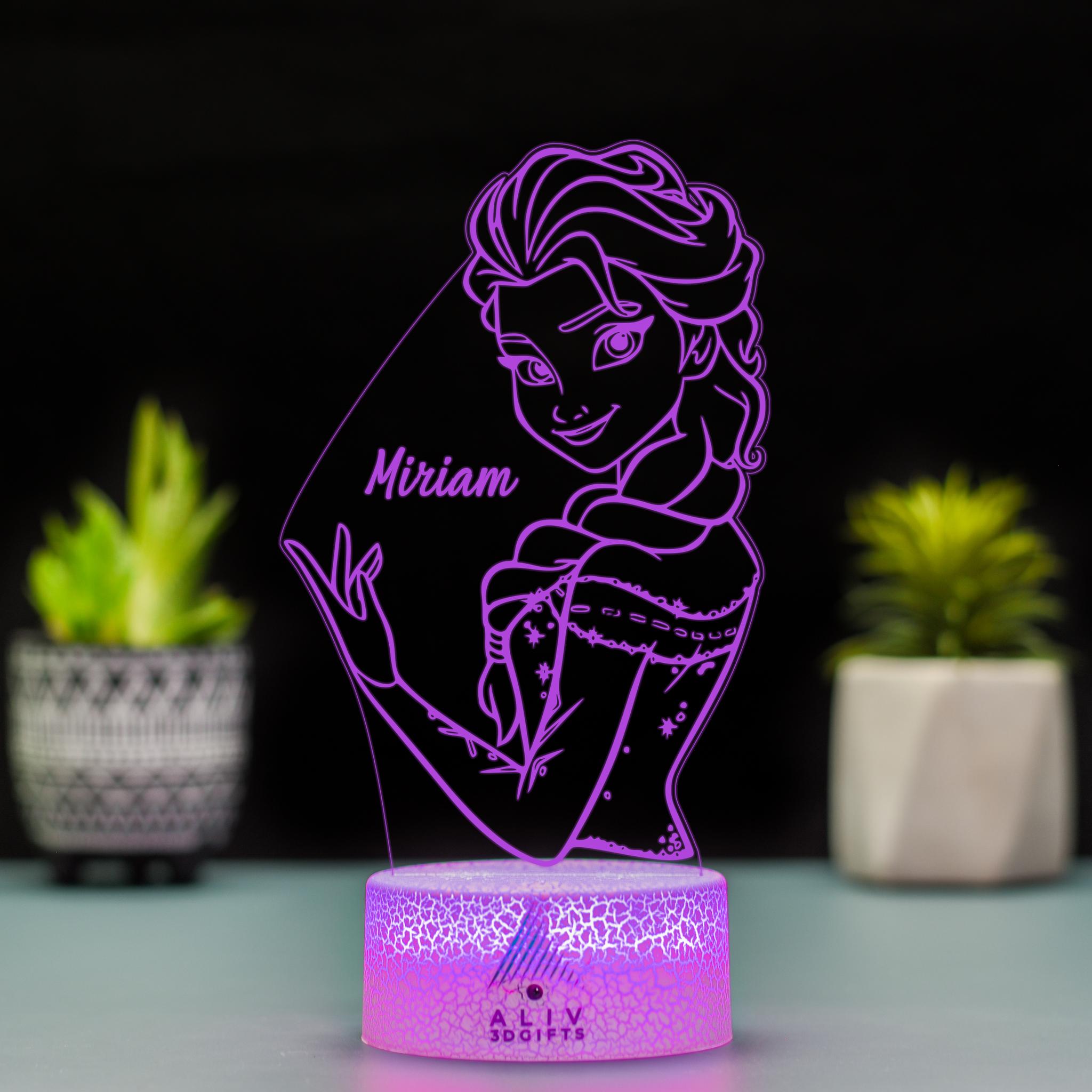 Lampă Led 3D - Elsa