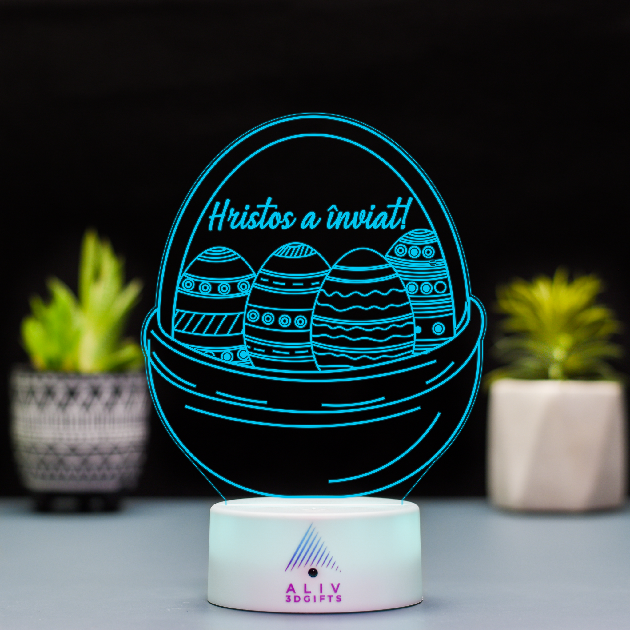 Lampă Led 3D - Oua Paste