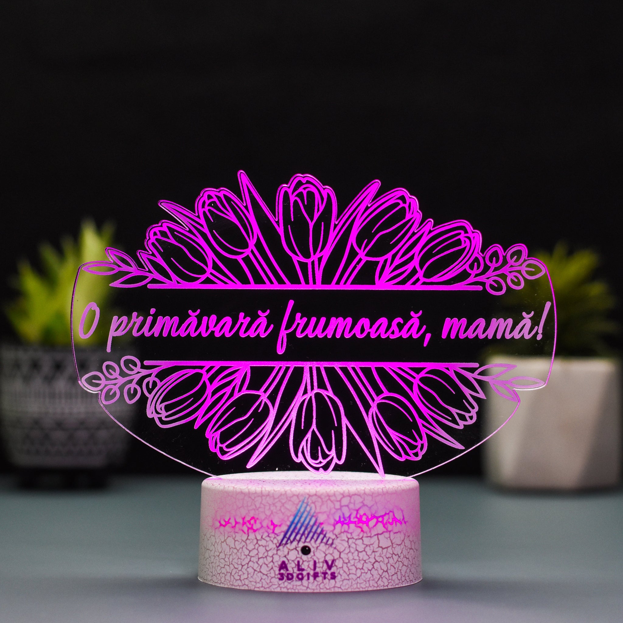 Lampa Led 3D - Mama + Lalele 1