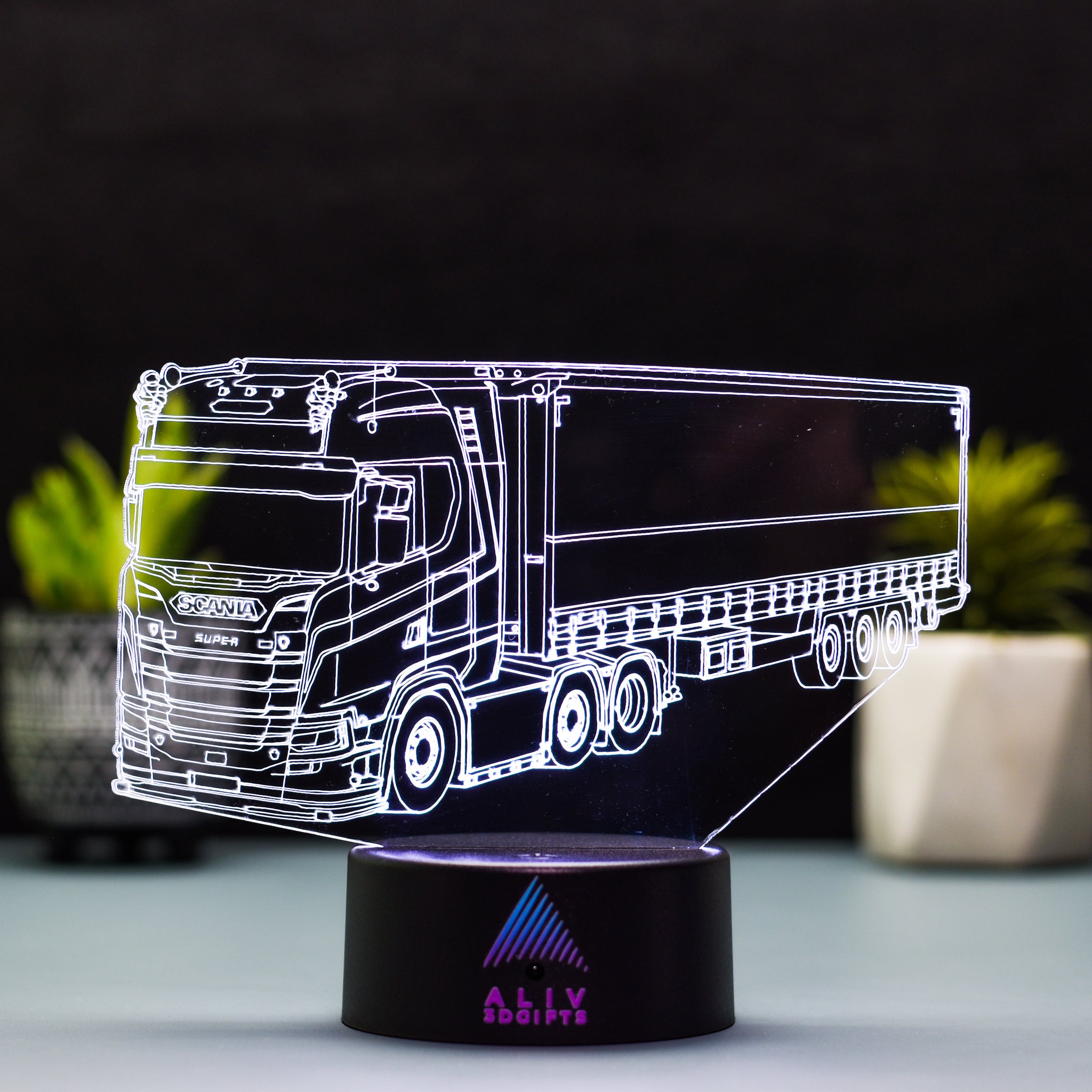 Lampa Led 3D - Scania 2