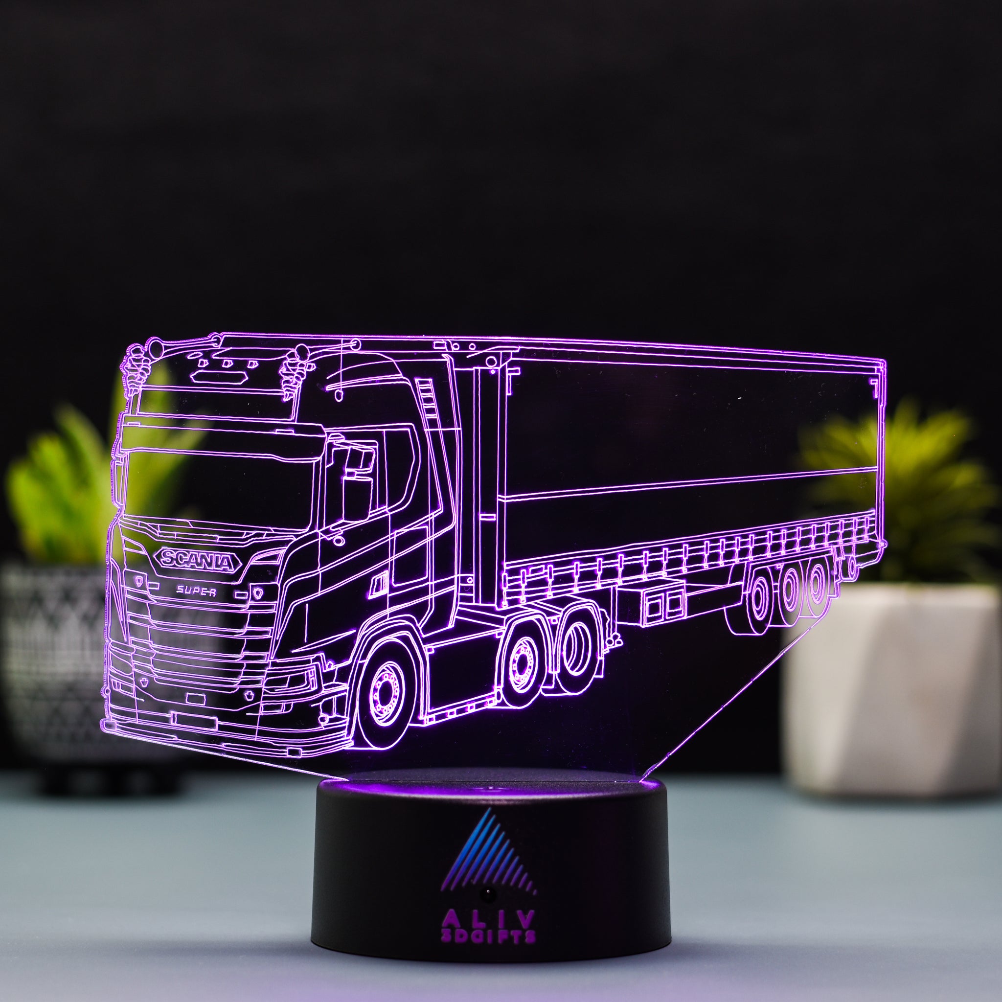 Lampa Led 3D - Scania 2