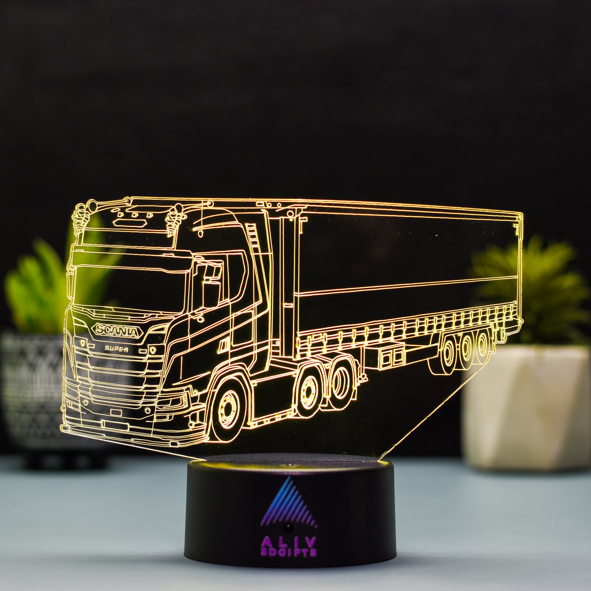 Lampa Led 3D - Scania 2