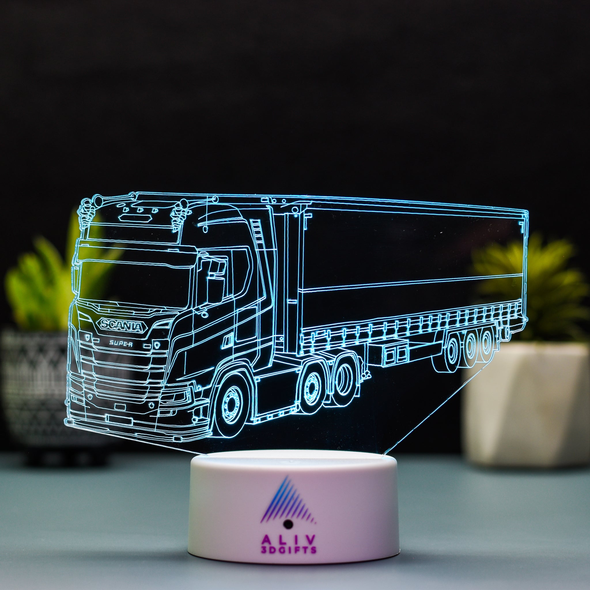 Lampa Led 3D - Scania 2