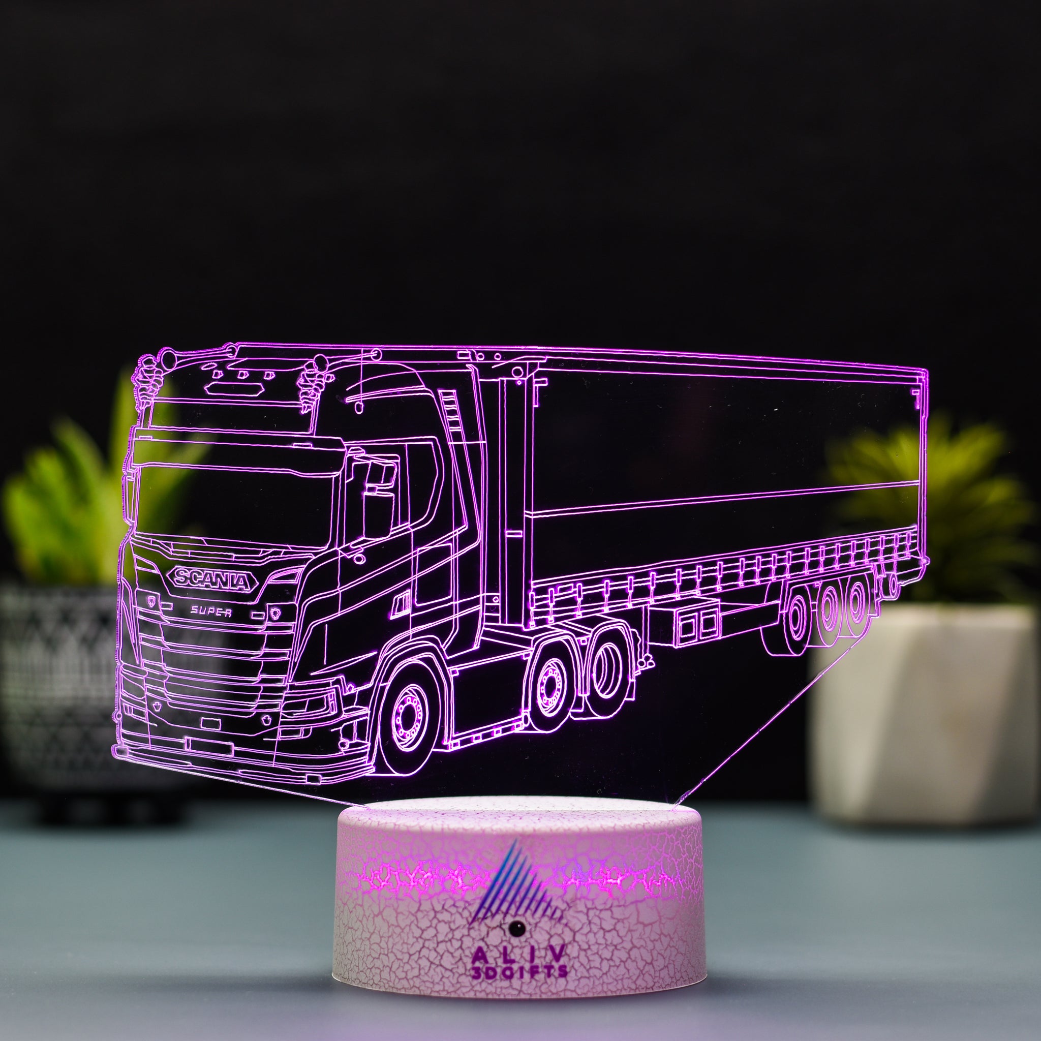 Lampa Led 3D - Scania 2